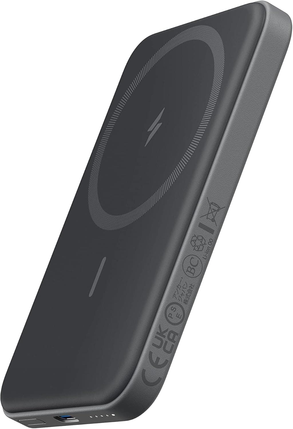 Anker Bateria externa Magsafe 621 MagGo, 5000 mAh Power Bank Magsafe com cabo USB C, para iPhone 15/14/13/12 Series