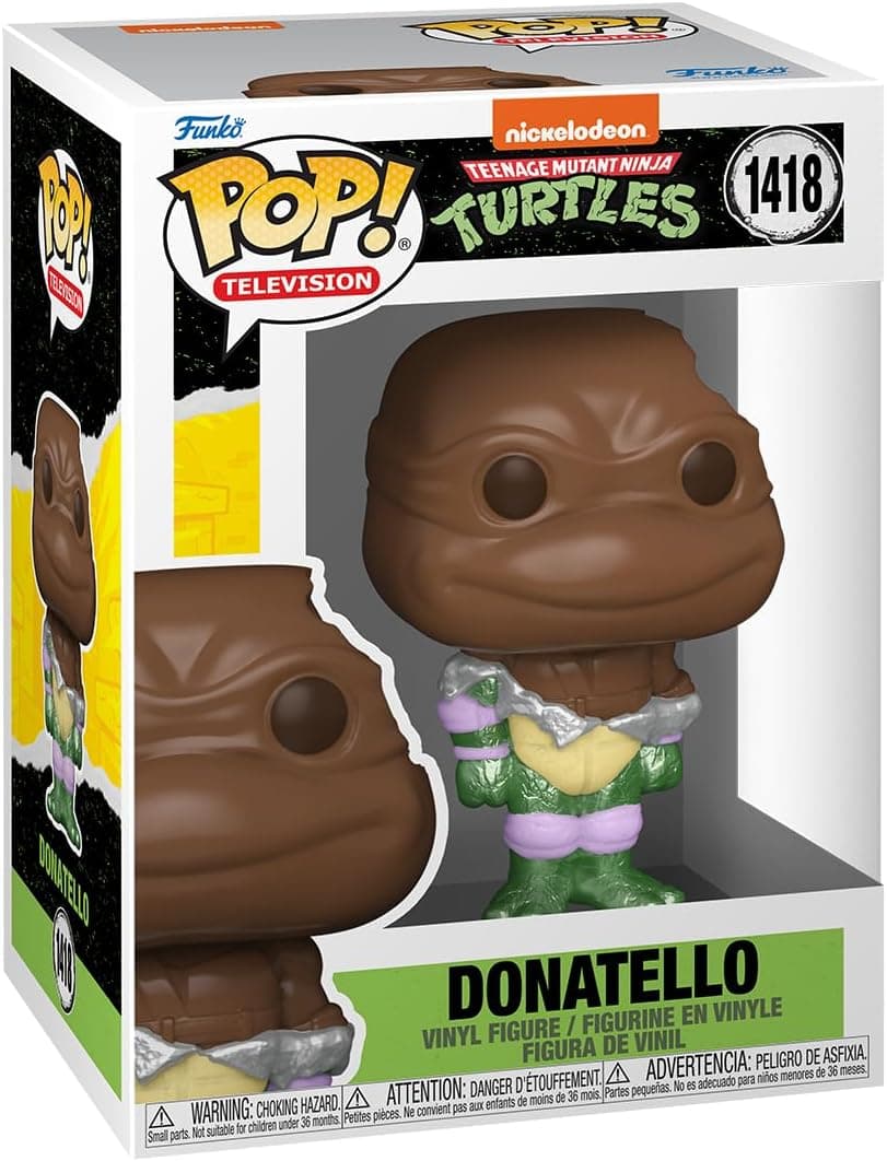 Funko Pop! TV: Teenage Mutant Ninja Turtles (TMNT) - Donatello - Figura de vinil colecionável - ideia de presente - Mercadoria Oficial