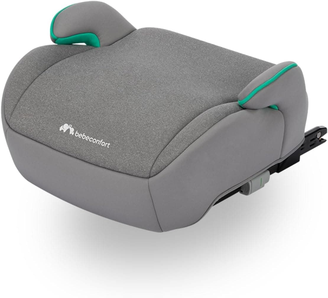 Bebeconfort Manga i-Fix assento elevador, elevador carro criança, cadeira de carro isofix grupo 3 para crianças de 128 a 150 cm, 6 a 12 anos (22-36 kg), cinzento pintado