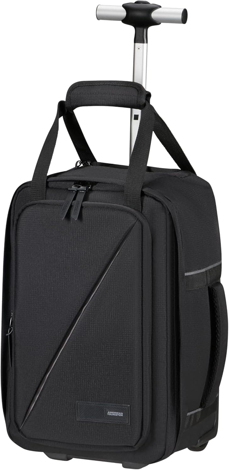 American Tourister Take2Cabin - EasyJet mala de cabine debaixo do assento, Preto (Preto), Ryanair Bolsa de cabine com rodas