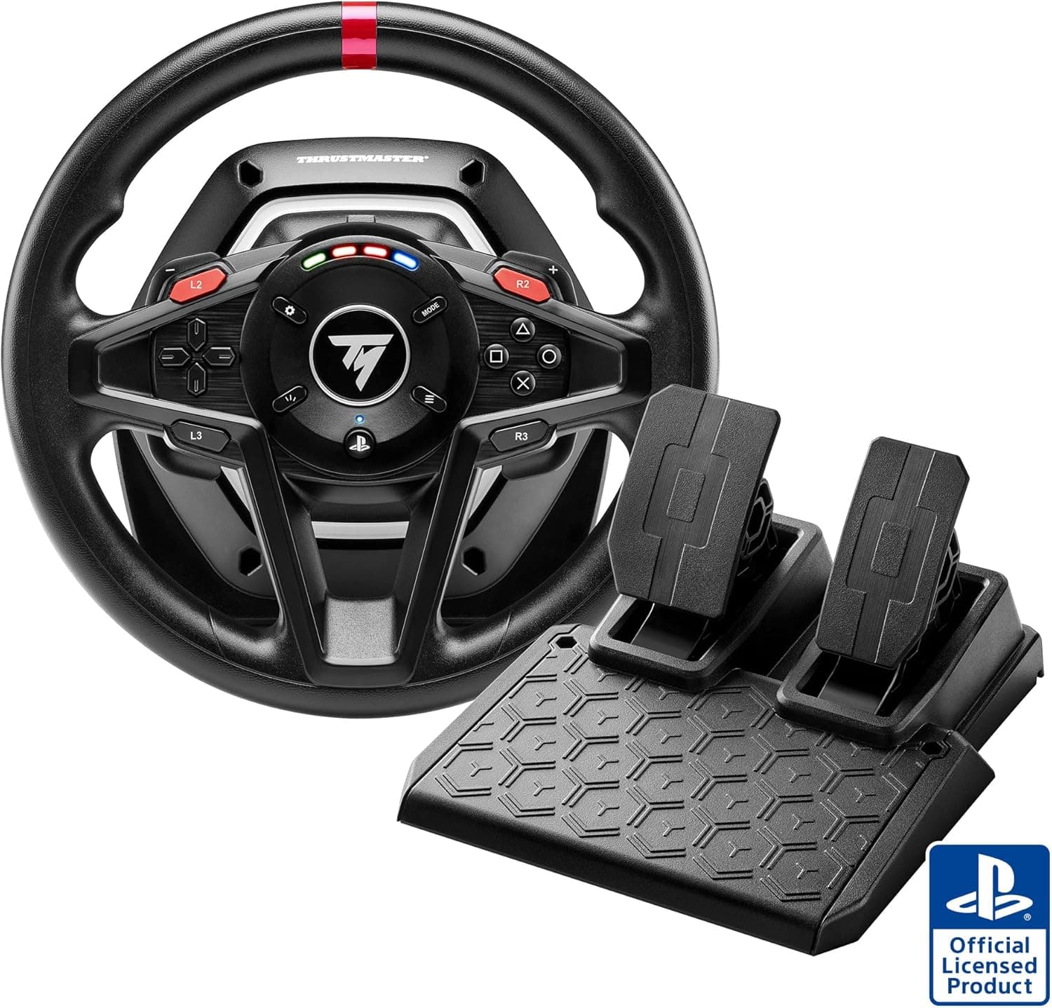 Thrustmaster T128, Volante de Corrida Force Feedback com Pedais Magnéticos, PlayStation 5, PlayStation 4, PC