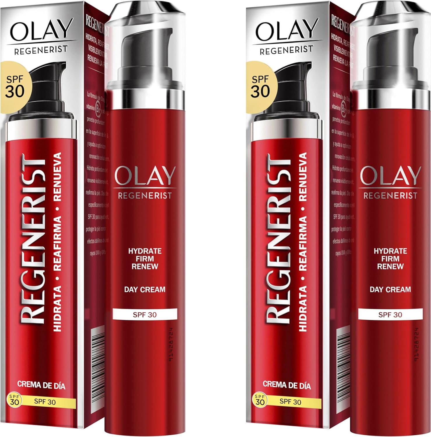 Olay Regenerist creme facial de dia com SPF 30, fórmula com vitamina B3 e niacinamida, hidrata durante 24 H, 50 ml