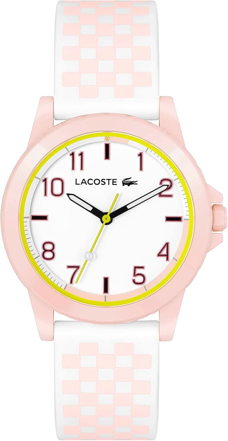 Lacoste Rider | Relógio analógico à prova de água com bracelete de silicone para crianças