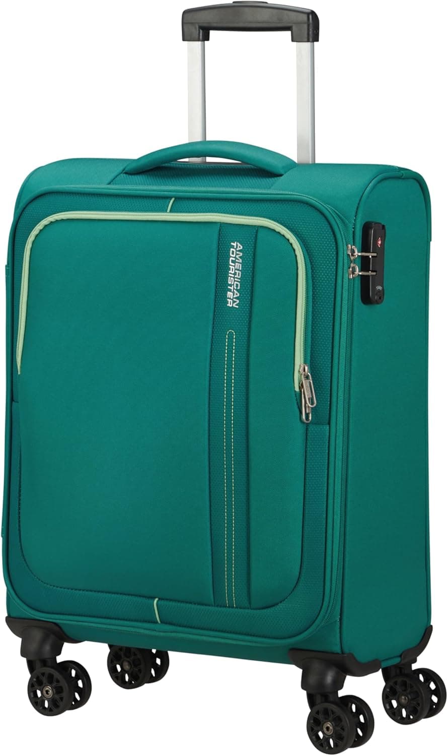 American Tourister Sea Seeker Spinner – Mala de cabine 55 cm (36 L), verde Bayou Green