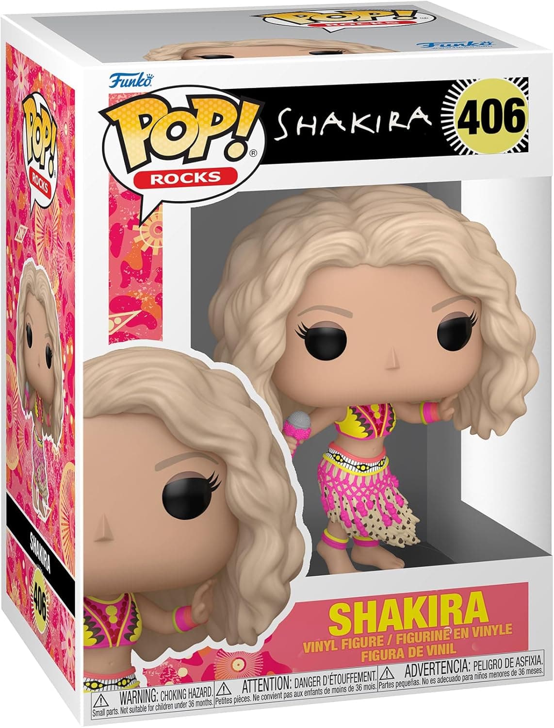 Funko Pop! Rocks: Shakira - Waka Waka - Figura de vinil colecionável - ideia para presente- Mercadoria oficial