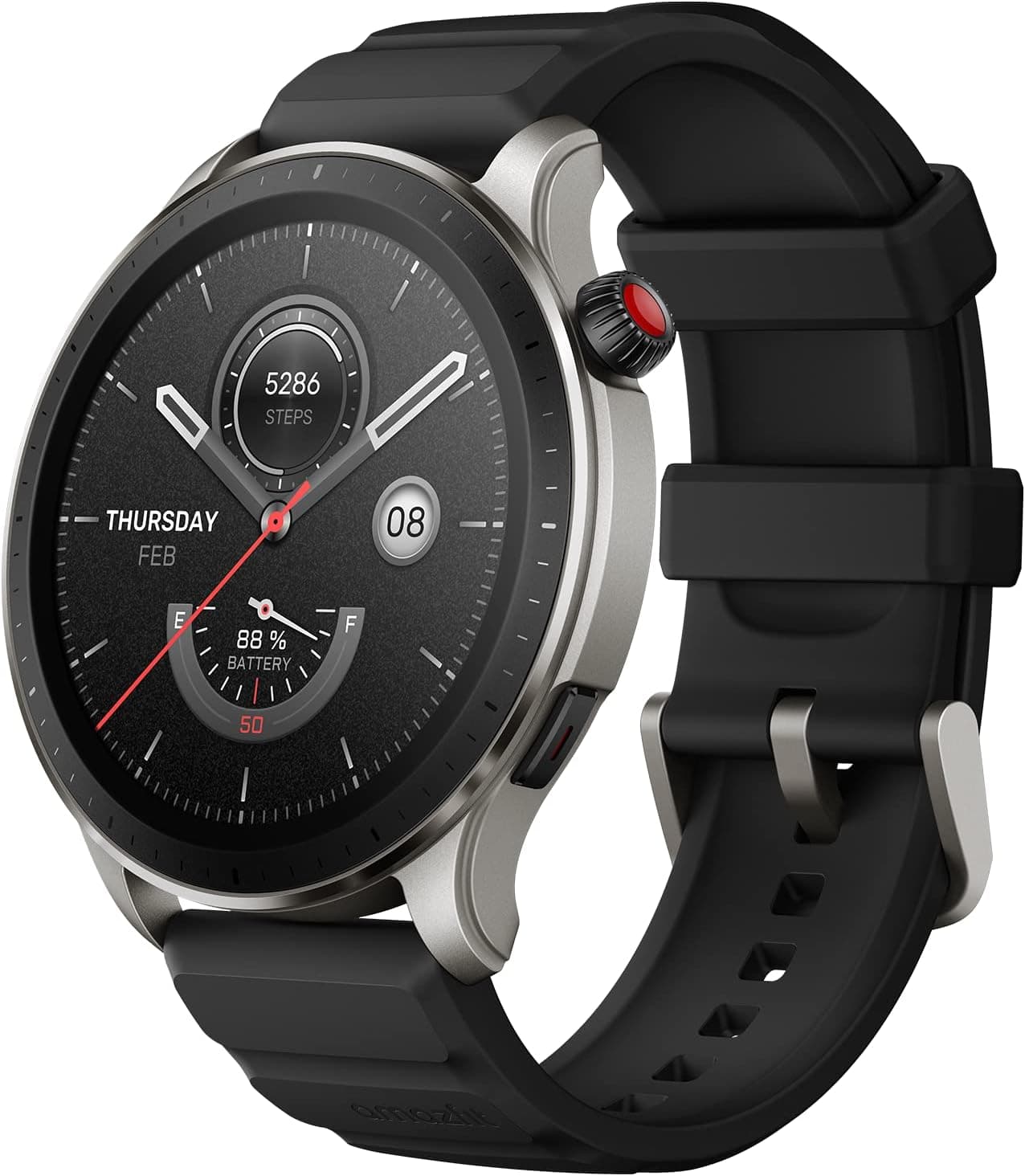 Amazfit GTR 4 -, Preto, Moderno