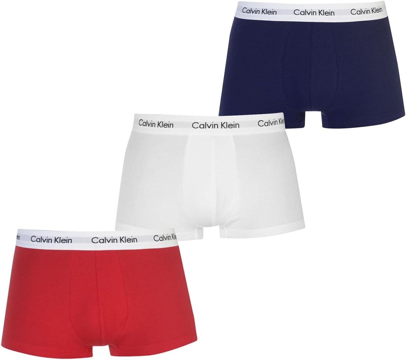 Calvin Klein Low Rise Boxers para homem, pack de 3