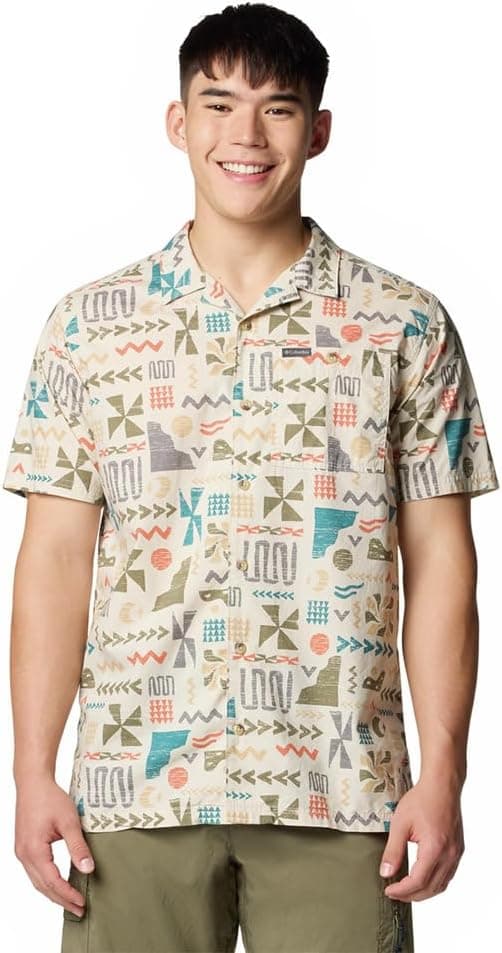 Columbia Pine Canyon Short Sleeve camisa de manga curta para homem 