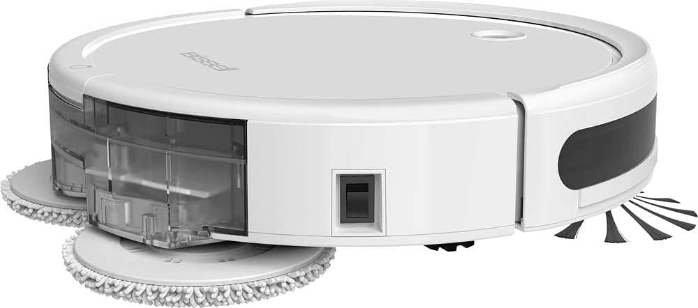 BISSELL SpinWave Robot 2 em 1 | Aspirateur et Lave | Multi-surfaces pour Tapis & Sols Durs | Controlo par de aplicação, 130 Minutes d'Autonomie, compatível avec Alexa | Robot Aspirateur | 2931N