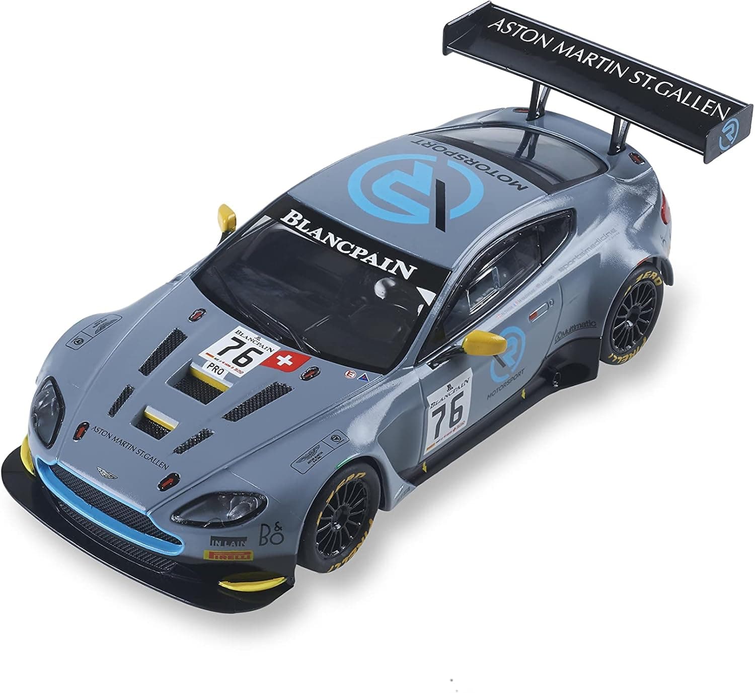 Scalextric - Carro de corrida original - Carro Slot escala 1:32 (SCX Vantage GT3 - St.Gallen)