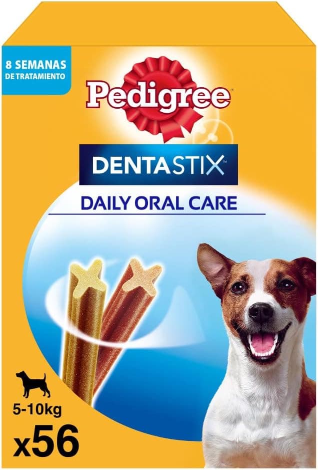 PEDIGREE DentaStix, Saqueta de biscoitos para os dentes do seu cão, 56 unidades