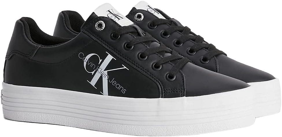 Calvin Klein Sapatilha Vulc Flatform Lace‑up LTH YW0YW00847 para Mulher