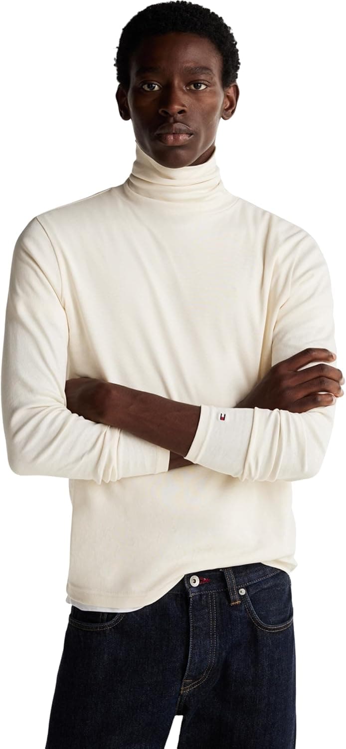 Tommy Hilfiger Camisola homem rolo pescoço com gola virada