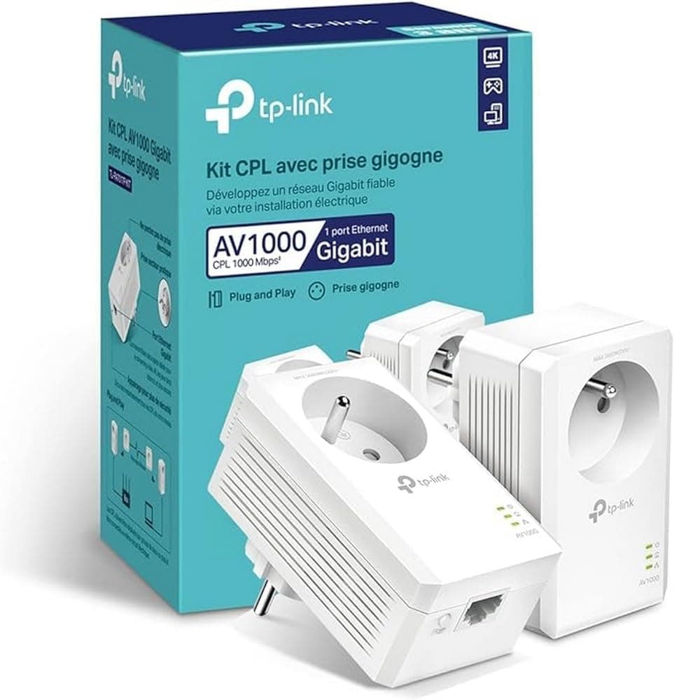 TP-Link TL-PA7017P | Kit de adaptadores Powerline com 1 porta Ethernet