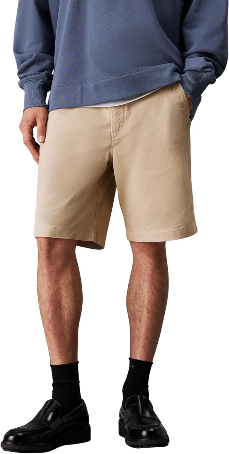 Calvin Klein Classic Cotton | Calções de algodão até ao joelho para homem