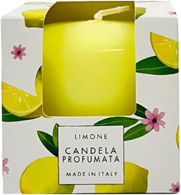 Cereria di Giorgio Pocket Season | Vela perfumada de limão em frasco 6 cm x 5,5 cm