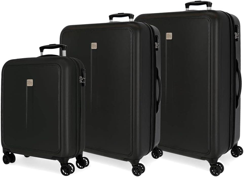 Roll Road Camboja Necesseres de viagem, Preto, Variado, Conjunto de 3 malas