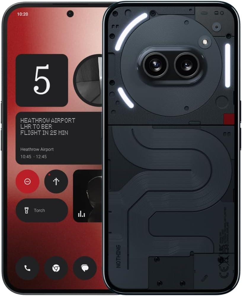 Nothing Phone (2a) 12 + 256 GB - Smartphone com Nothing OS 2.5 - preto