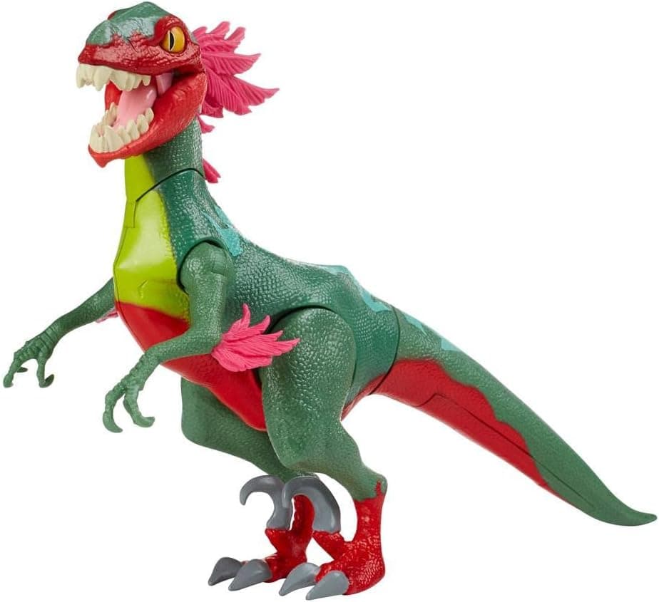 Hasbro Fortnite Victory Royale Series Raptor (laranja) Figura de ação colecionável com acessórios, 15 cm
