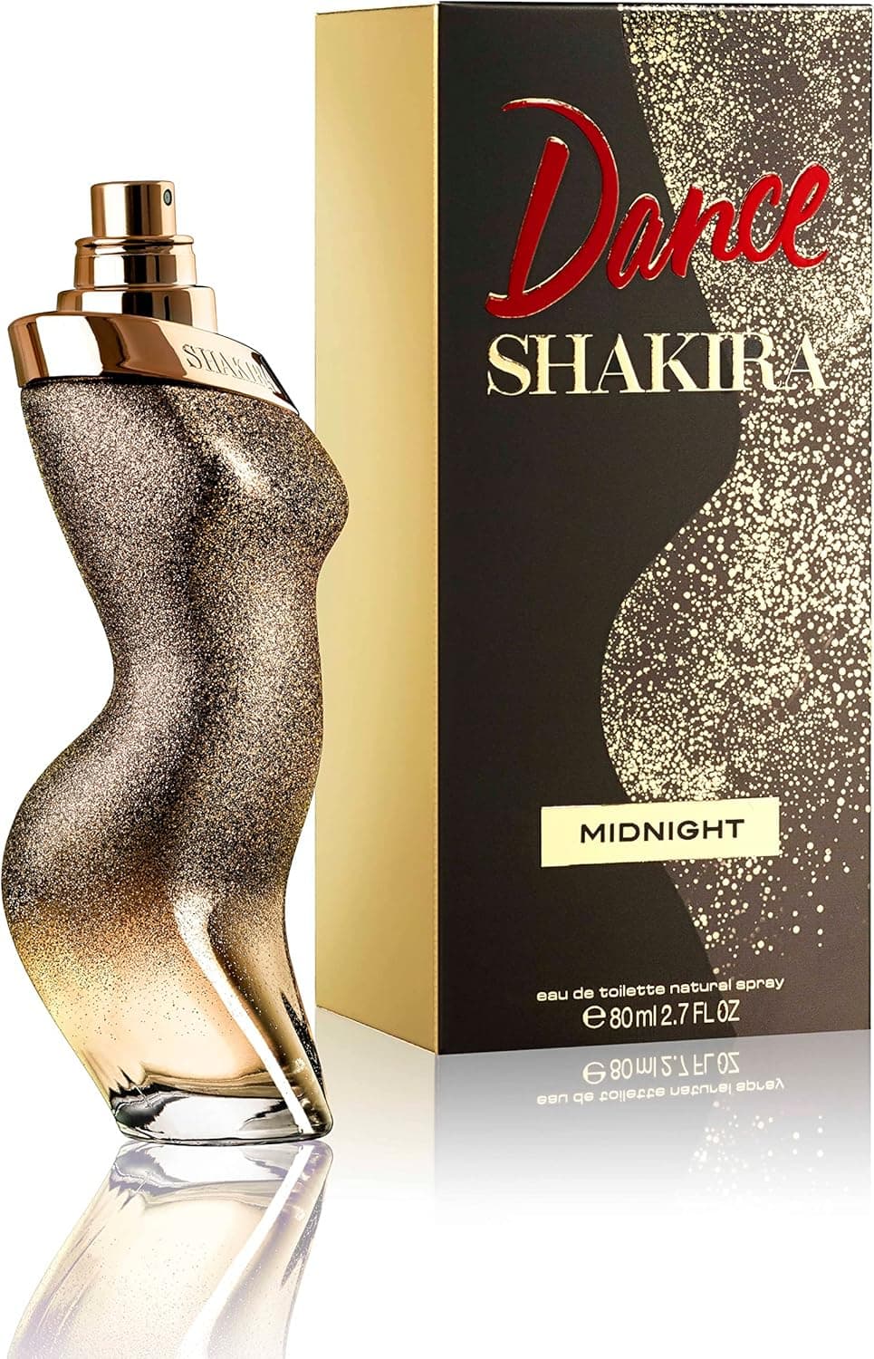 Shakira Dance Midnight | Perfume feminino com notas frutadas e doces, 80 ml