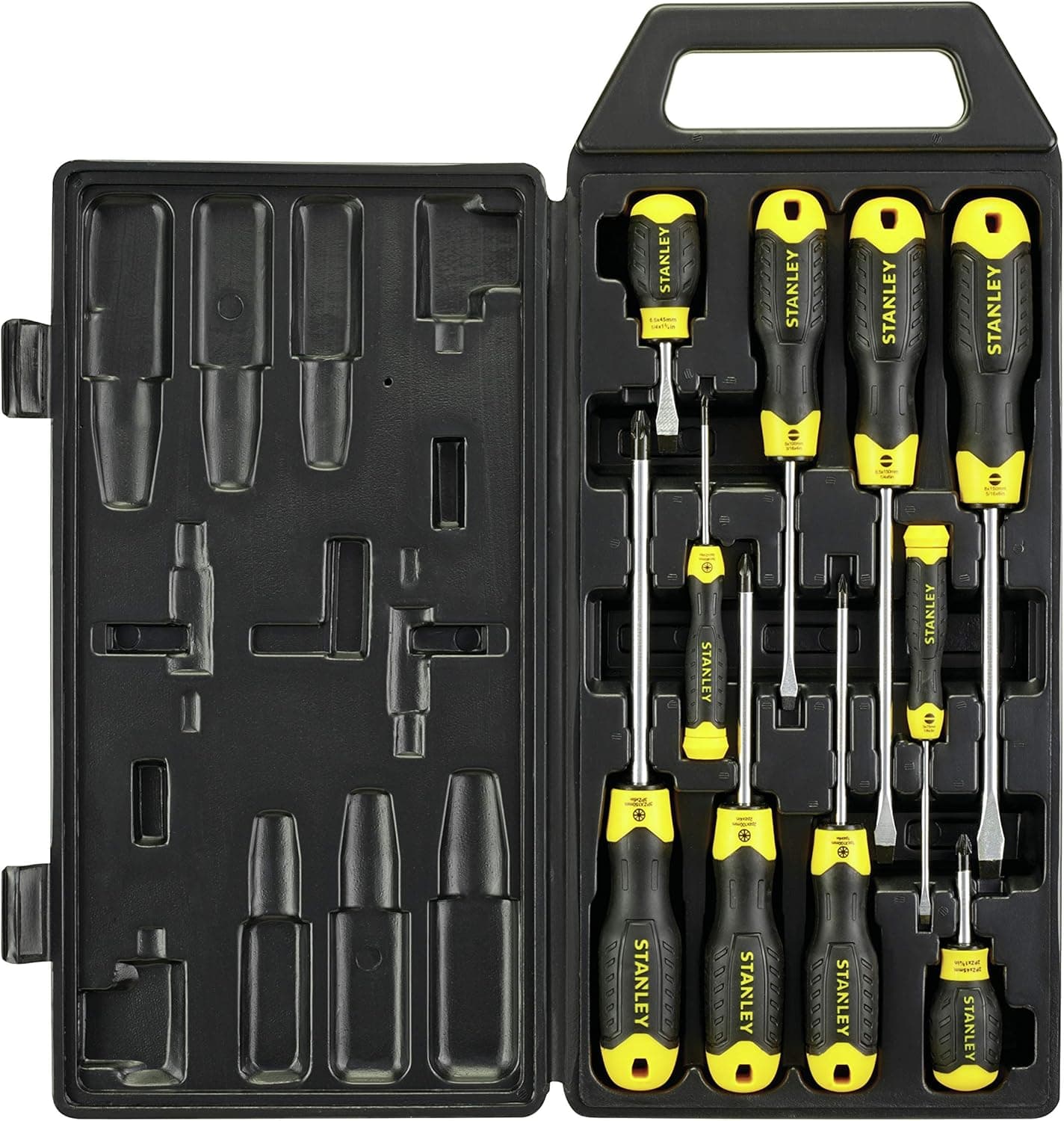 Stanley 2-65-014 - Conjunto 10 peças: Plana e Pozidrive