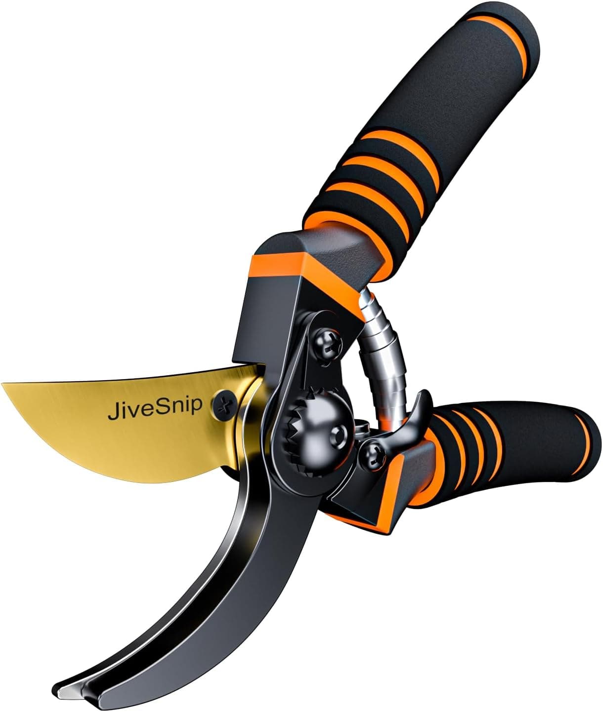 JiveSnip Tesoura de jardim de titânio premium - tesouras de poda profissionais de Bypass para plantas, sebes e flores