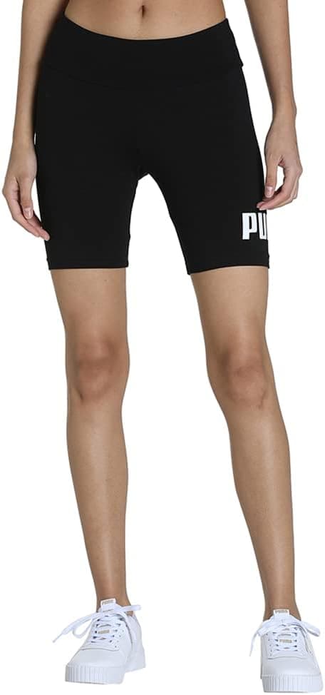PUMA ESS Leggings curtas com logótipo de 17,78 cm, meias mulher
