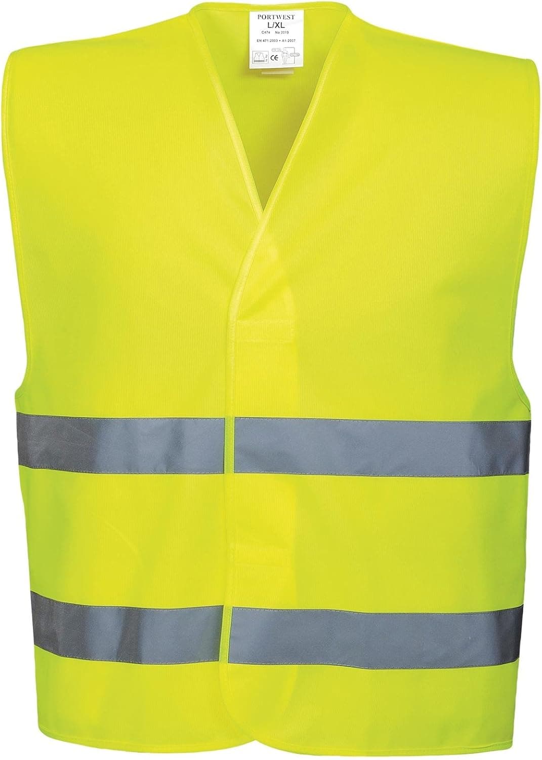 Portwest Hi-vis Two Band colete de alta visibilidade unissexo para adulto
