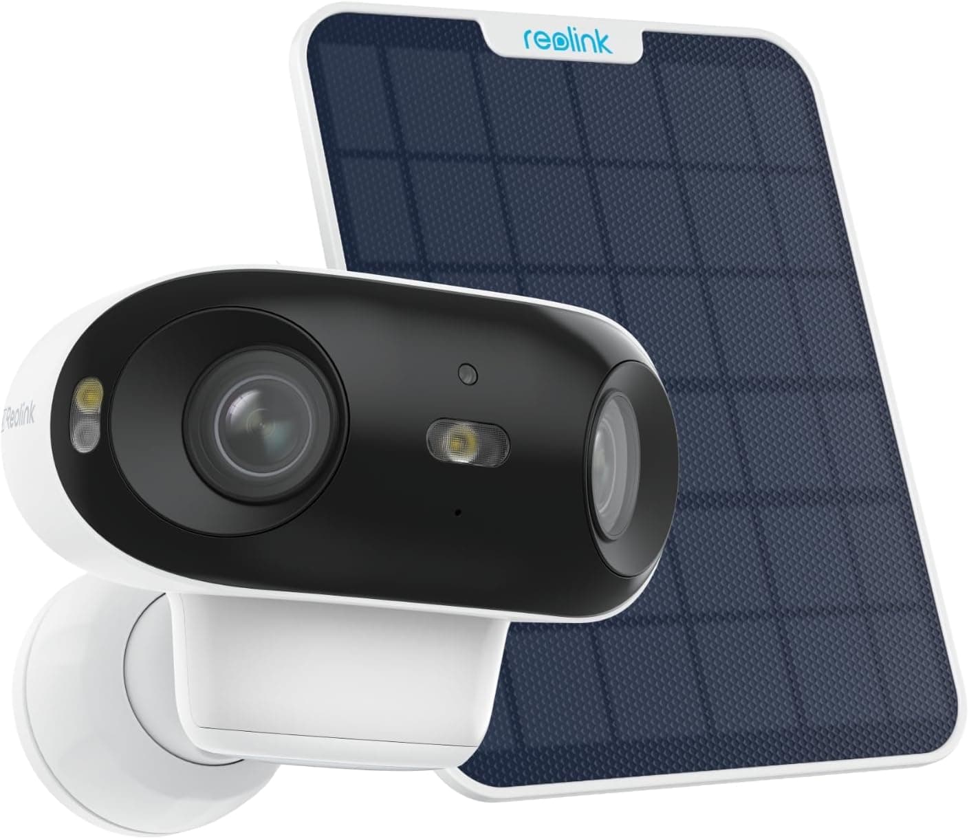 Reolink 4K 8MP Câmara de vigilância Wi-Fi, 6 exteriores, 5 ghz, solar, câmara IP com grande ângulo de 180 ° e deteção PIR e AI, visão noturna colorida, impermeável, Argus 4 com painel solar 6 W