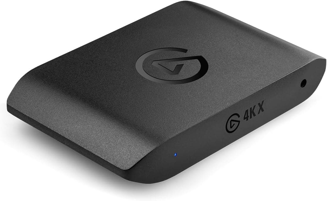 Elgato 4K X - Captura em 4K144 com latência ultra baixa no PS5/Pro, Xbox Series X/S, Nintendo Switch, OBS e mais, HDMI 2.1, VRR, HDR10, USB 3.2, para streaming e gravação, compatível com PC/Mac/iPad