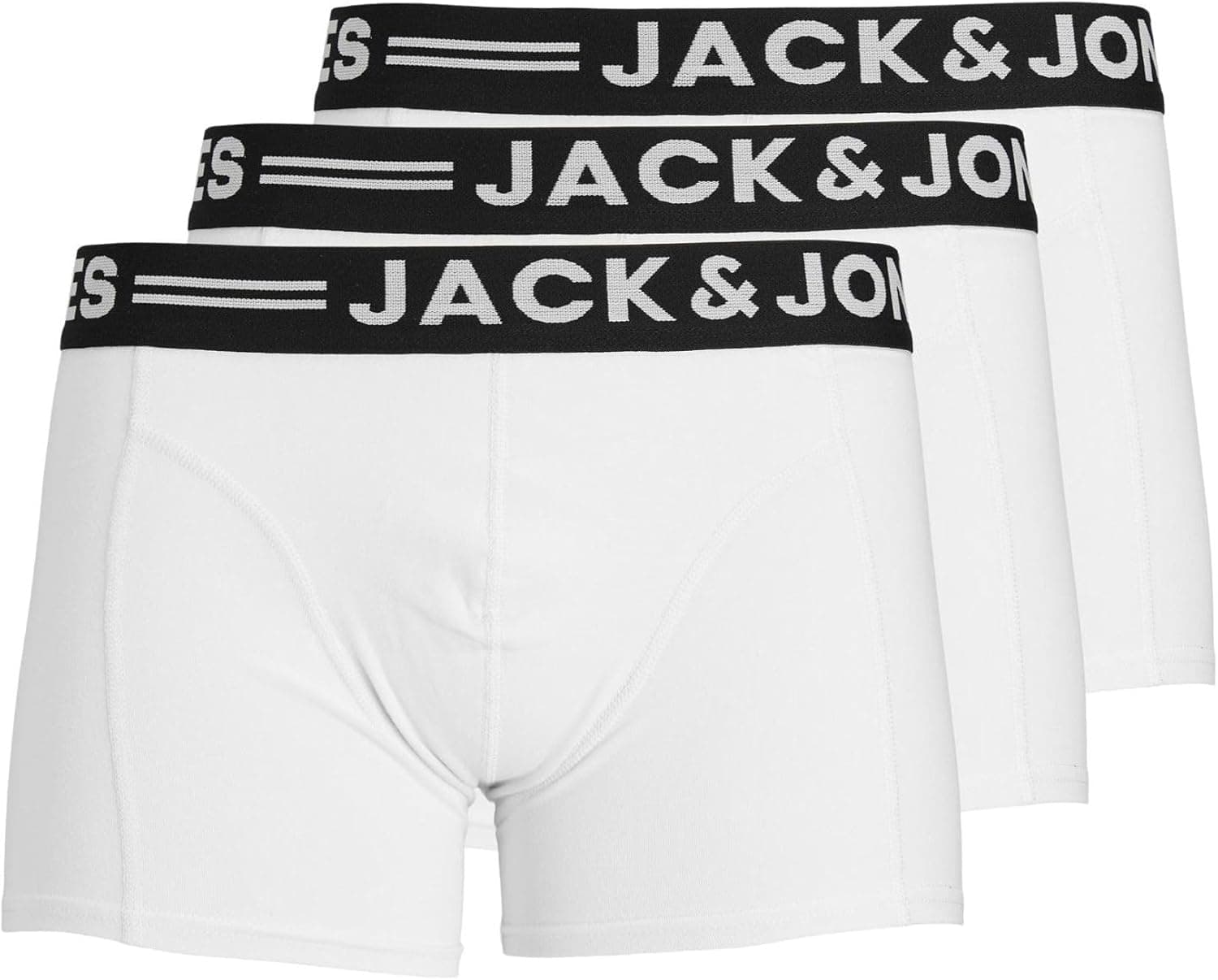 JACK & JONES Boxers para homem, pack de 3