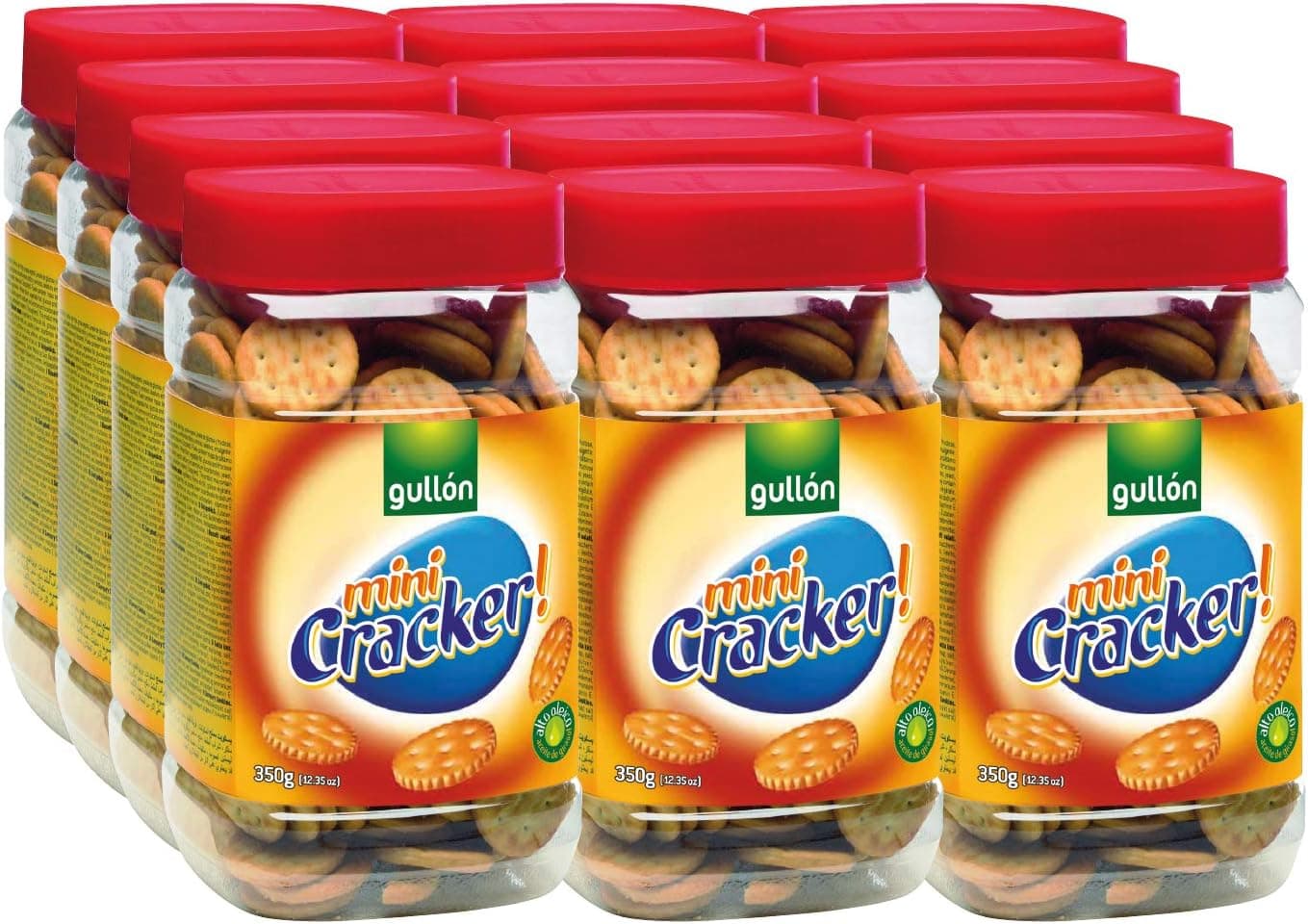 Gullón Bolacha salgada mini 350 g - [PACK de 12] total: 4,2 kg