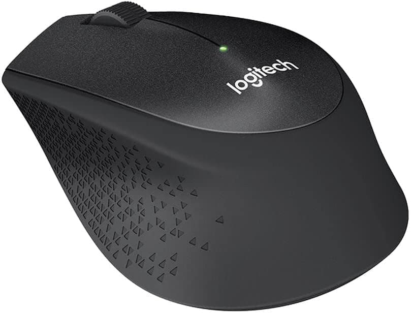 Logitech B330 SILENT PLUS rato sem fio, 2,4 GHz, recetor nano USB, rastreamento ótico, resolução 1000 dpi, bateria de 2 anos, compatível com PC, Mac, portátil, Chromebook - preto