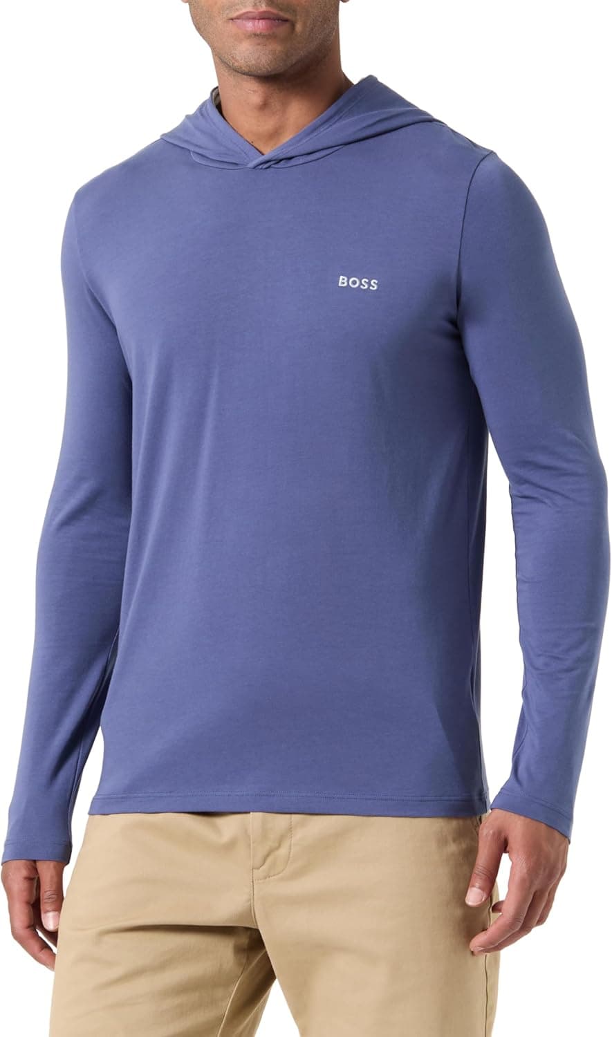 BOSS Mix&Match LS-Shirt H Salãow_Manga comprida para homem