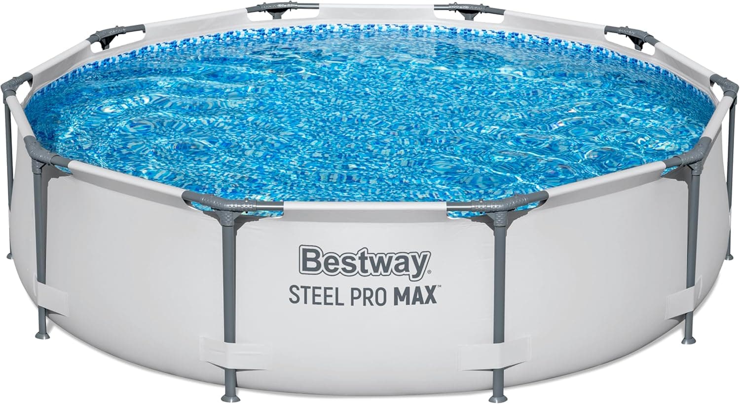 BESTWAY 56406D - Piscina removível tubular Steel Pro Max 305 x 76 cm, multicolorida