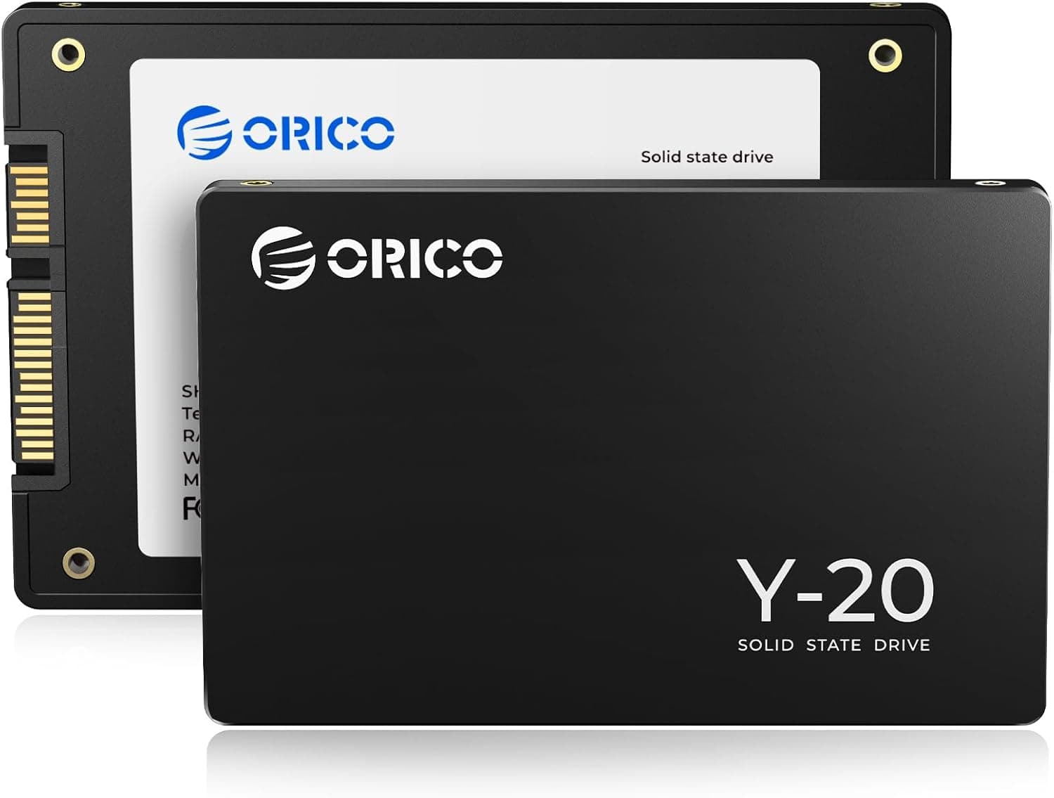 ORICO 1TB SSD SATA III 6 Gb/s SSD interno de 2,5", velocidade de leitura de até 500 MB/s, compatível com computador portátil e de secretária - Y20