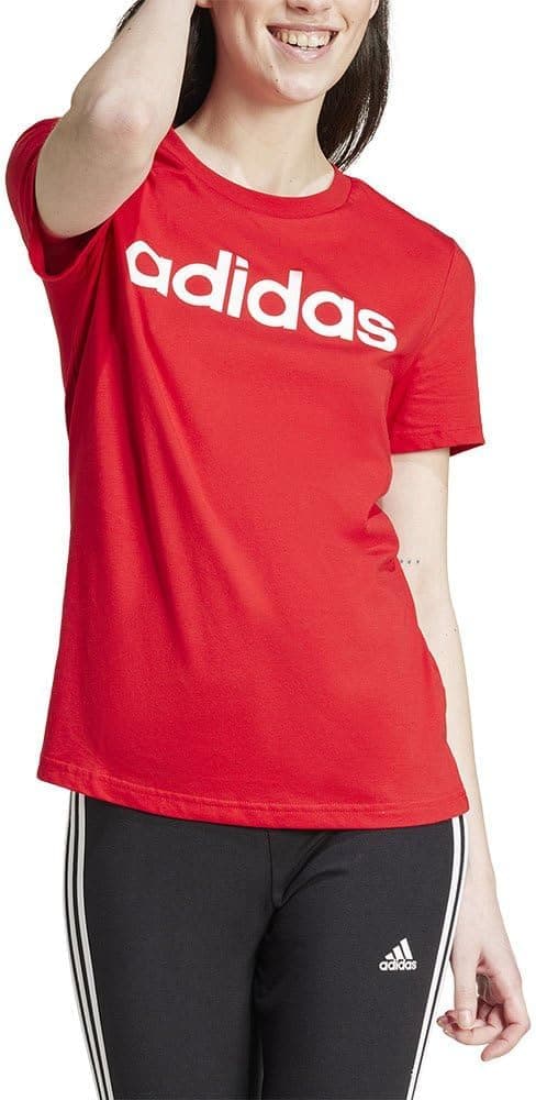 adidas T-shirt Essentials Slim logótipo de manga curta para mulher