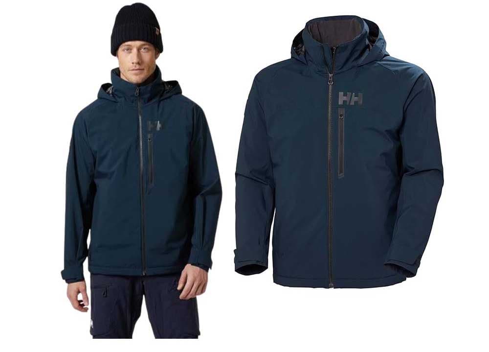 Helly Hansen Hombre Chaqueta con Capucha Hydropower Racing Lifaloft S Azul