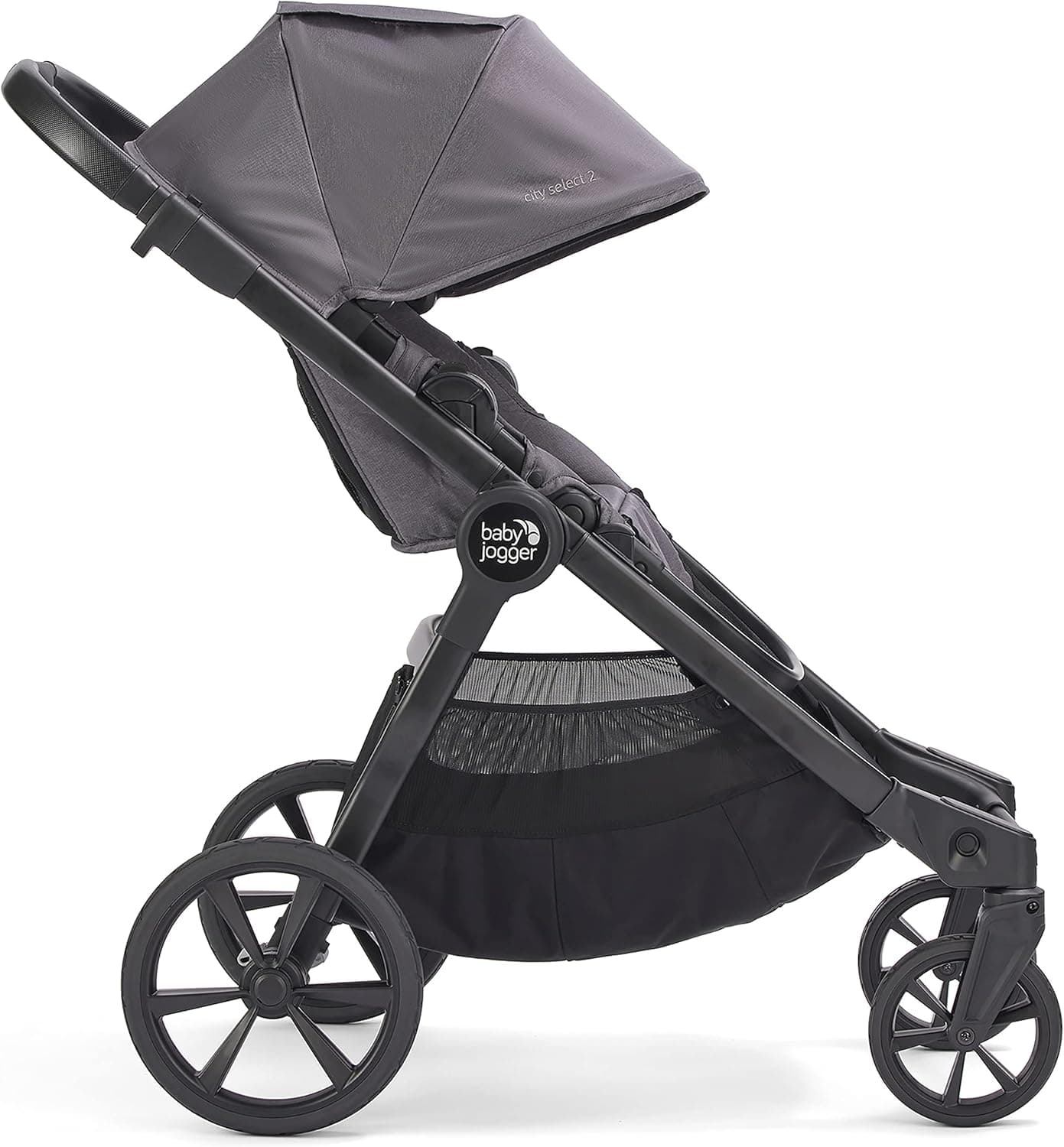 BABY JOGGER City Select 2 Carrinho modular, individual e gémeo, leve e compacto, 28 combinações, Radiant Slate