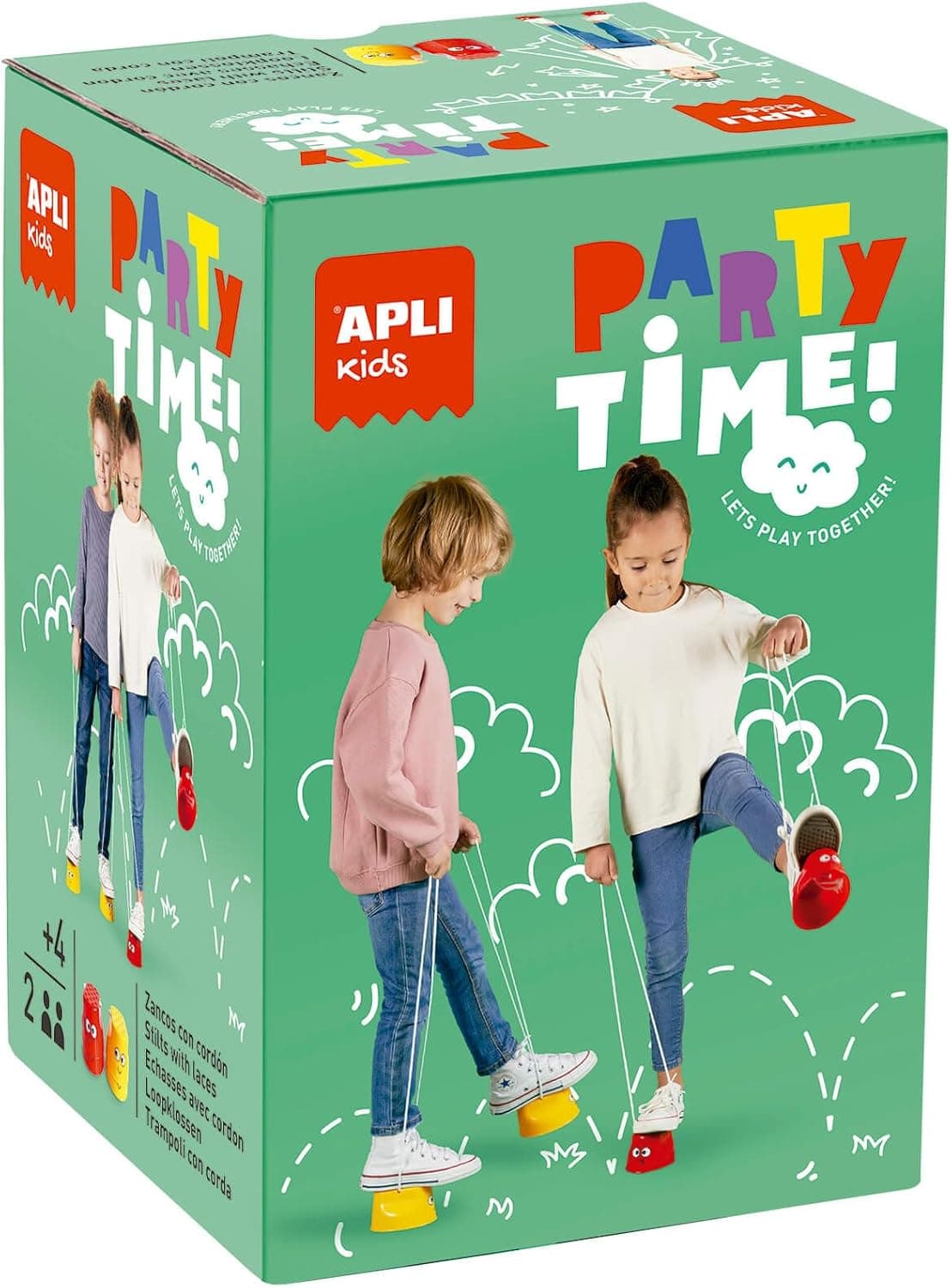 APLI Kids 19565 - Jogo de sapatos com cordão, ideal para jogar ao ar livre e para festas de aniversário