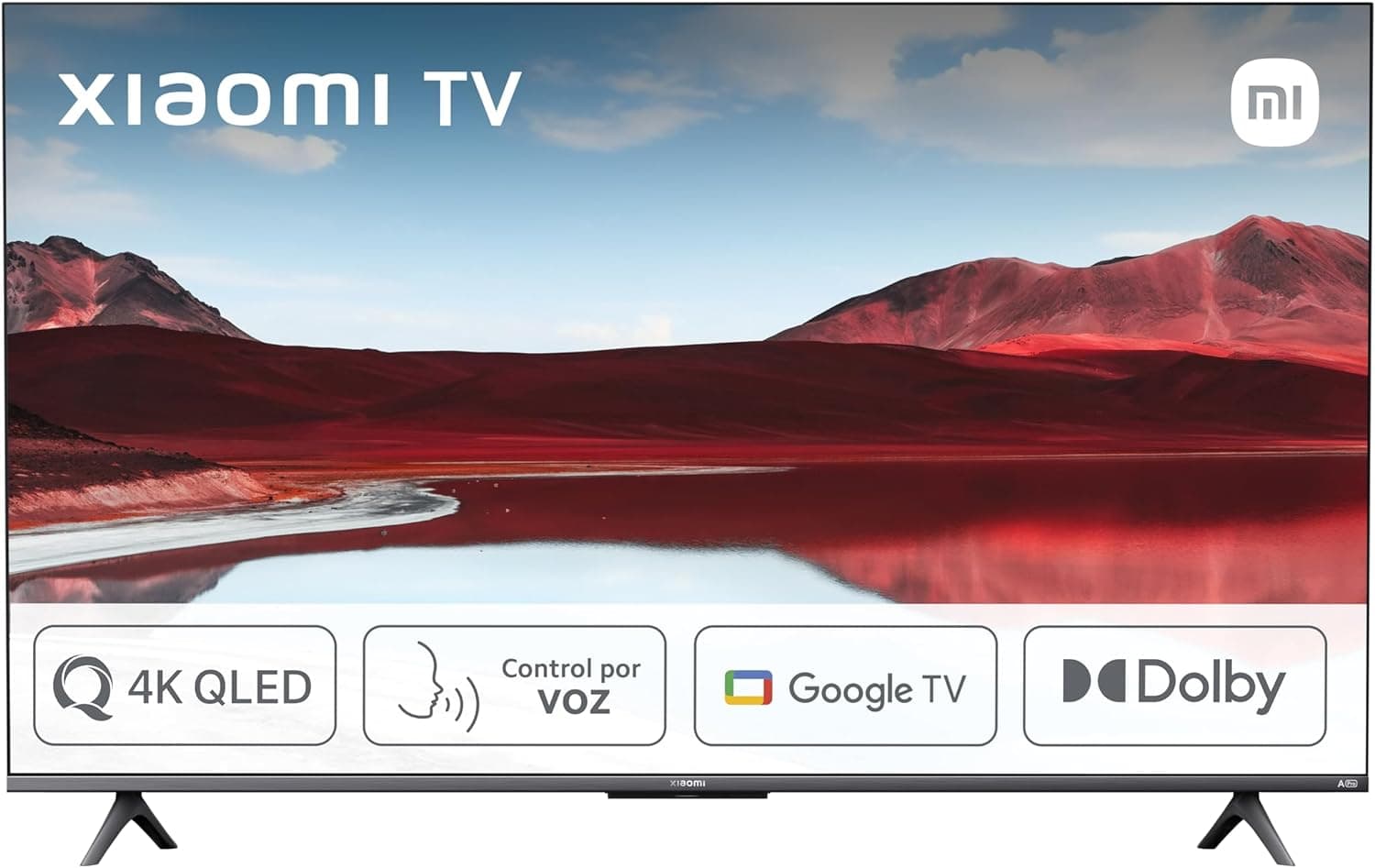 Xiaomi TV A Pro 2025 de 55", Smart TV 4K QLED, Google TV, controlo de voz, visão dolby