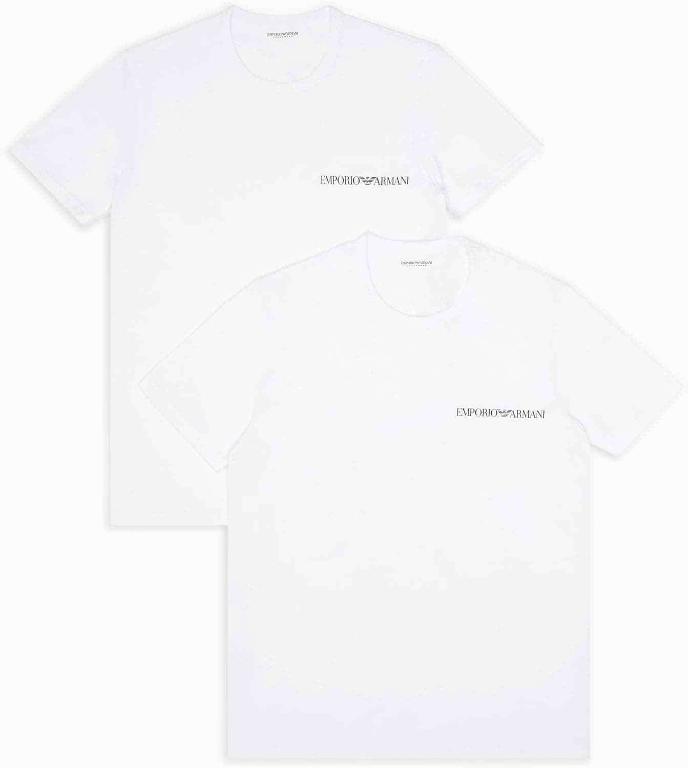 EMPORIO ARMANI T-shirt para homem, pack de 2