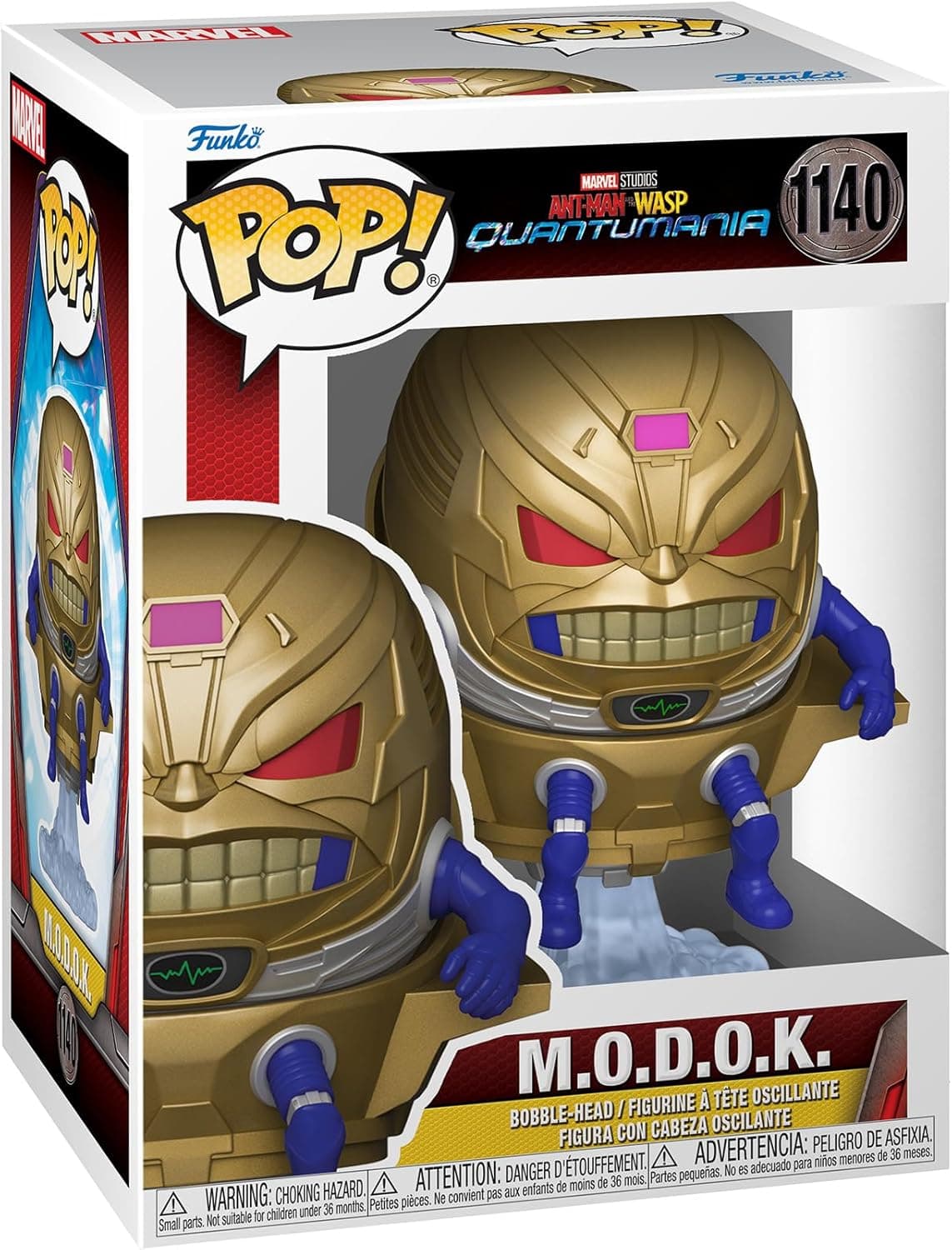Funko Pop! Vinyl Marvel: Ant-Man Quantumania - Modok - M.O.D.O.K - Figura de vinil colecionável - ideia de presente- Mercadoria oficial - Brinquedos para crianças e adultos - Fãs de Filme