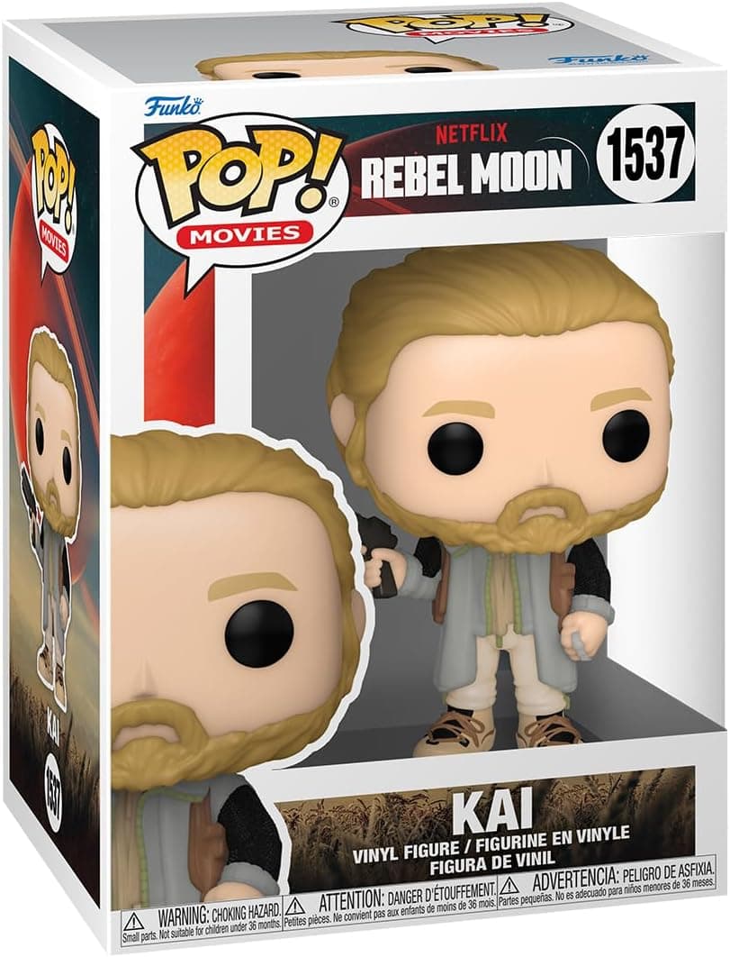 Funko Pop! Filmes: RM - Rebel Moon - Kai - Figuras em miniatura colecionáveis para exibição - ideia de presente - brinquedos para crianças e adultos - fãs de filmes