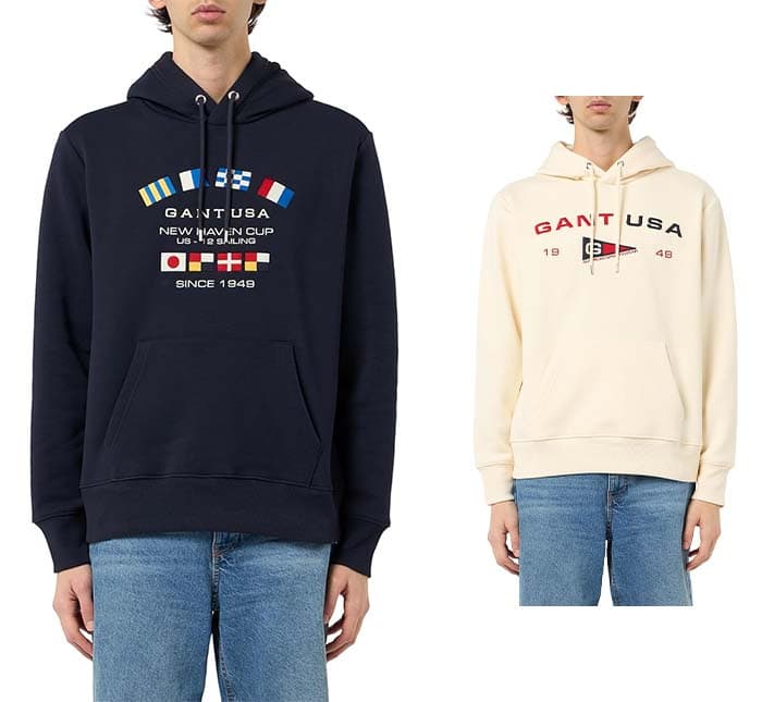 GANT Graphic Sweat Hoodie camisola com capuz para homem