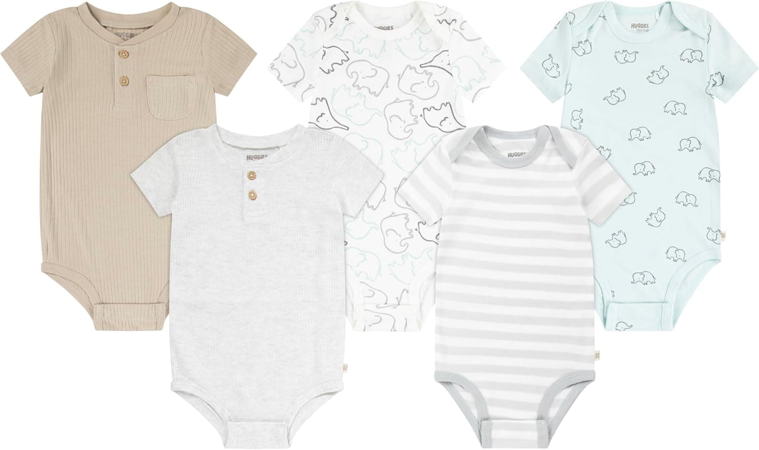 Huggies Little Hugs Baby & Toddler Formal Button Down Shirt unissexo bebé