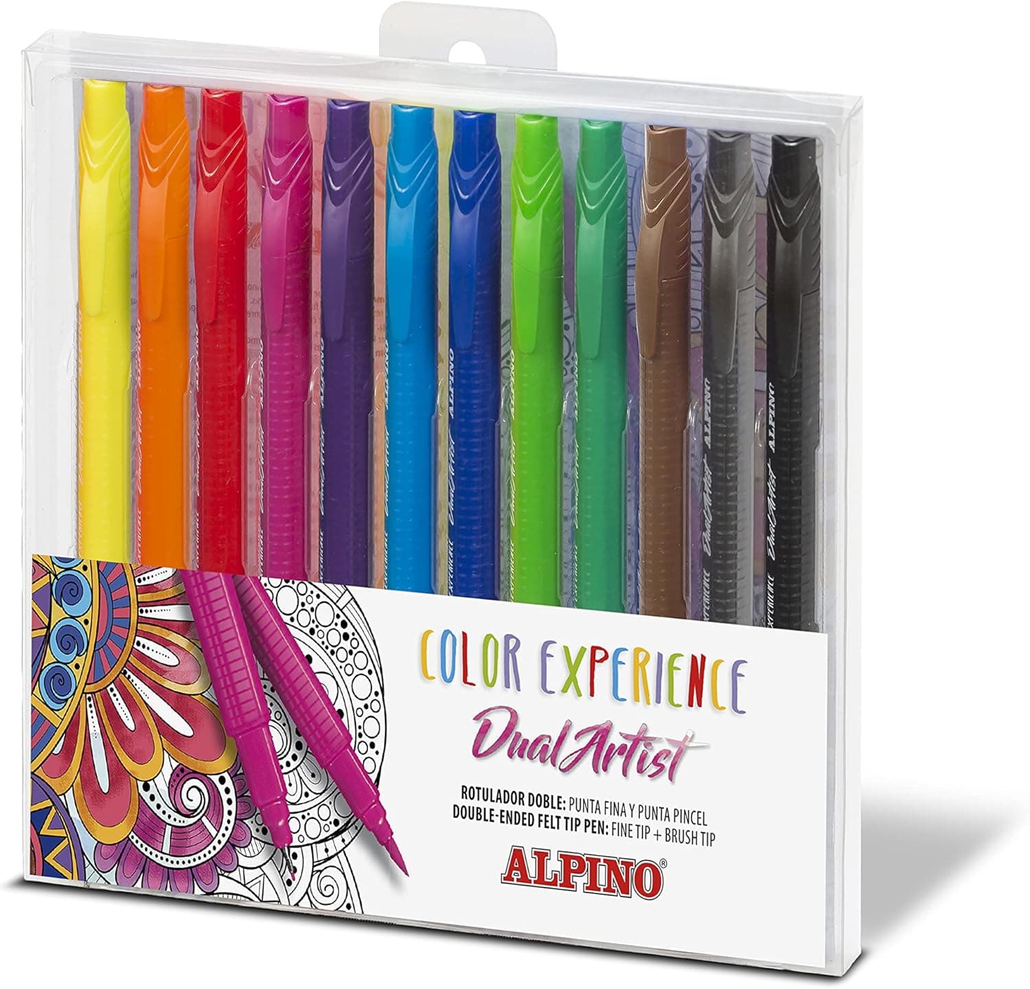 Alpino Marcadores de cor experiência, 12 unidades