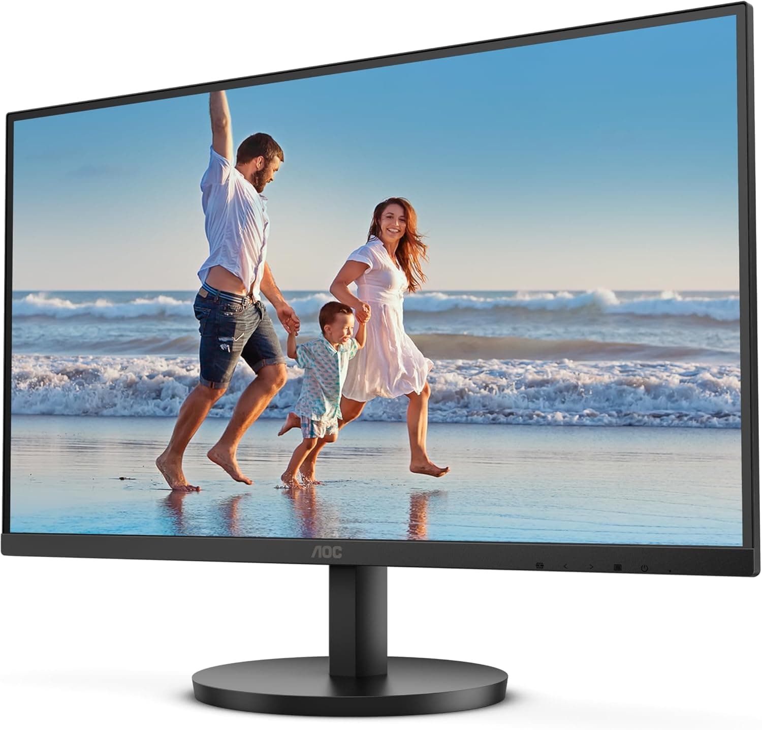 AOC 27B3HM Monitor completo HD de 27", adaptador Sync (1920x1080, 75 Hz, VGA, HDMI 1.4) Black