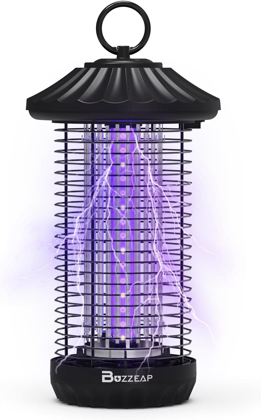 Buzzeap | Lâmpada antimosquitos elétrica UV 15 W impermeável para interior e exterior, cobertura até 200 m²