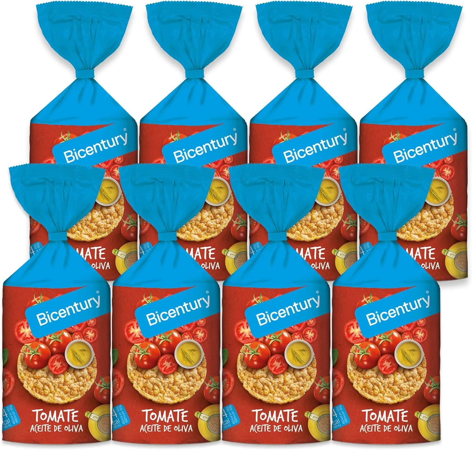 Bicentury | Bolachas de milho com sabor a tomate, 8 unidades